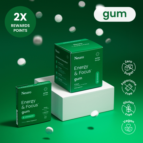 Energy & Focus Extra Strength Gum - Image 15