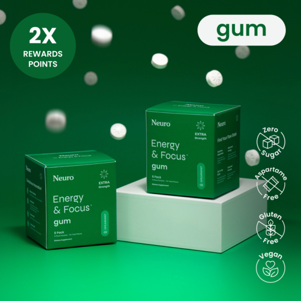 Energy & Focus Extra Strength Gum - Image 18
