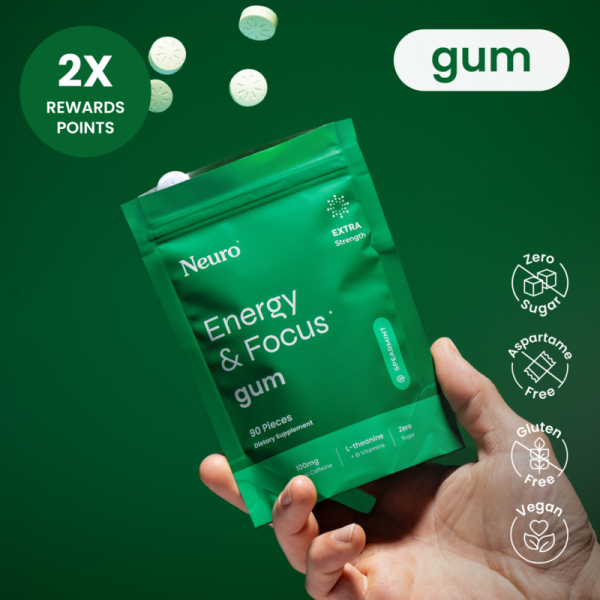 Energy & Focus Extra Strength Gum - Image 21