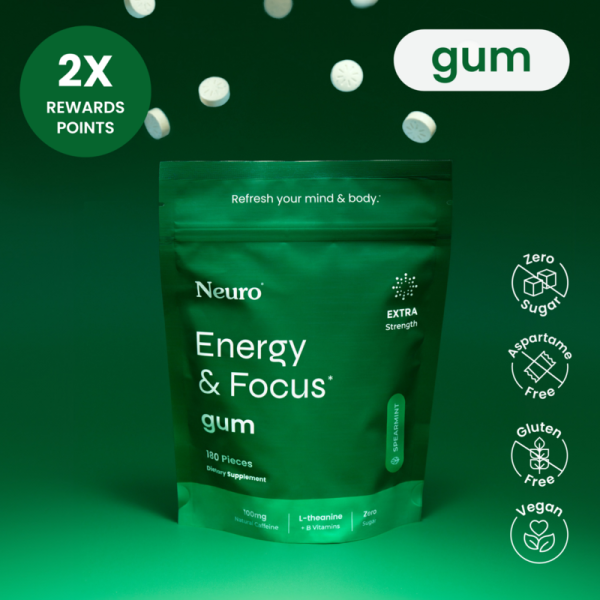 Energy & Focus Extra Strength Gum - Image 24