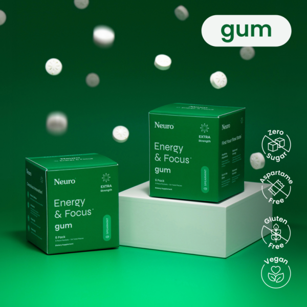 Energy & Focus Extra Strength Gum - Image 32
