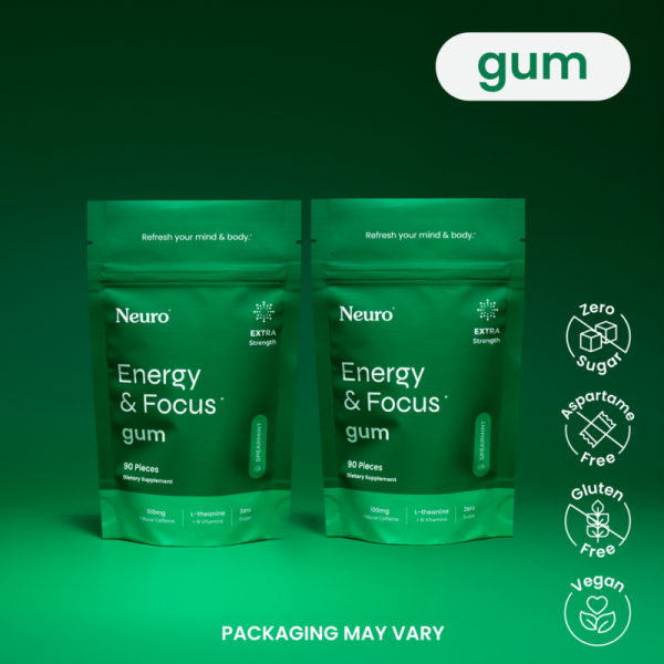 Energy & Focus Extra Strength Gum - Image 34