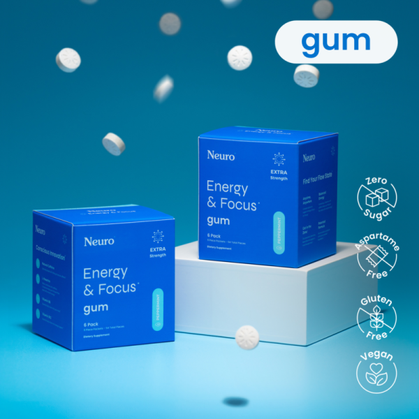 Energy & Focus Extra Strength Gum - Image 4