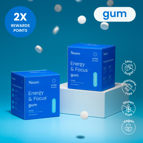 Energy & Focus Extra Strength Gum - Image 5