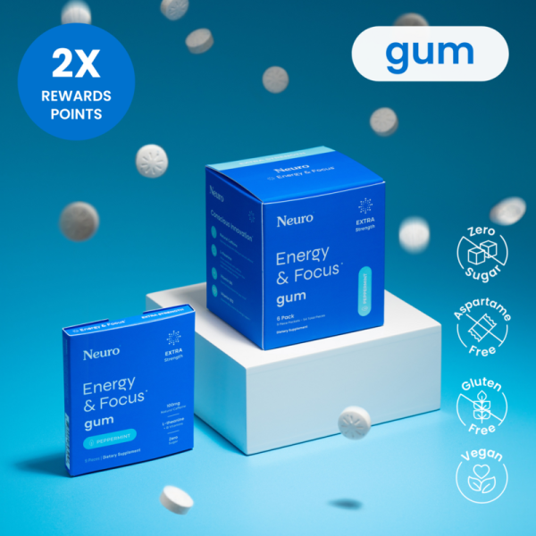 Energy & Focus Extra Strength Gum - Image 8