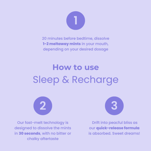 Sleep & Recharge Meltaway Mints - Image 4