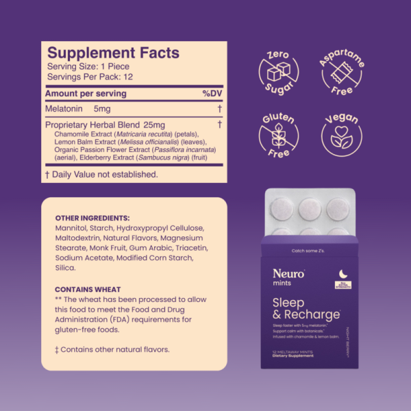 Sleep & Recharge Meltaway Mints - Image 41