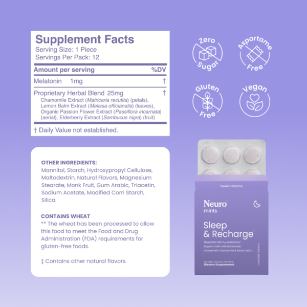 Sleep & Recharge Meltaway Mints - Image 52